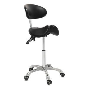 Split Seat Rolling Saddle Stool